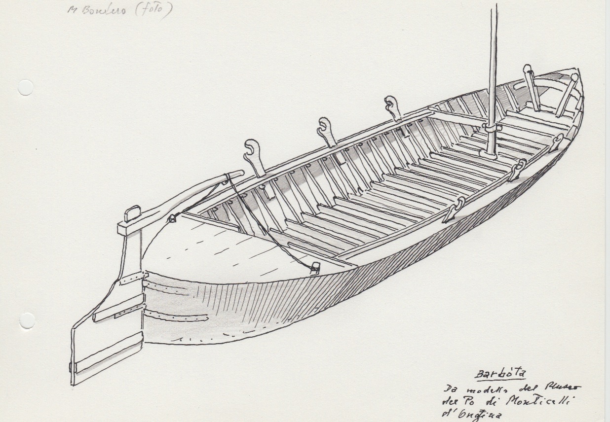 117-Barbota - da modello del Museo del Po di Monticelli d'Ongina